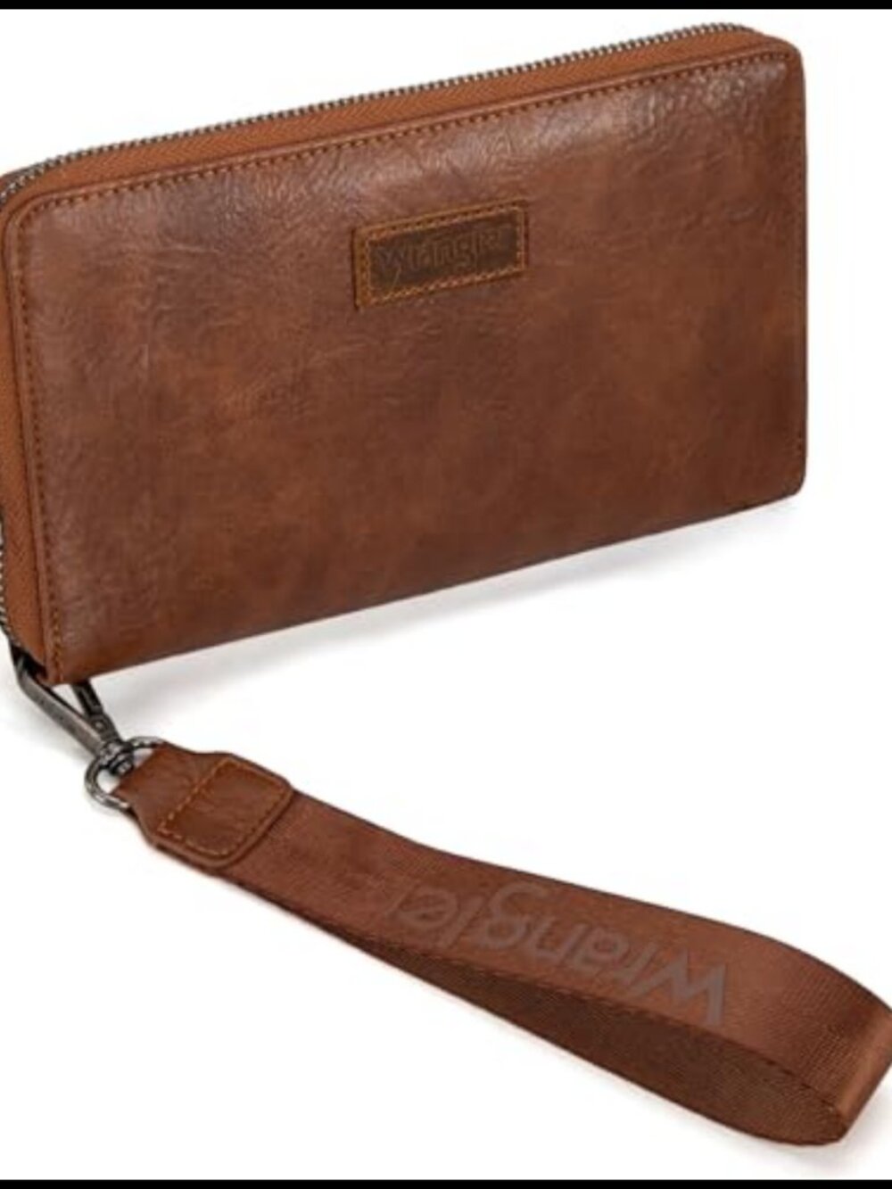 Wrangler Long Wallet Wristlet Vegan Leather Large Capacity Clutch